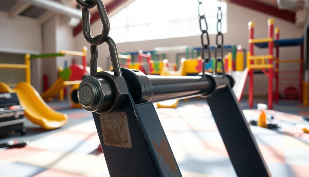 indoor play equipment maintenance