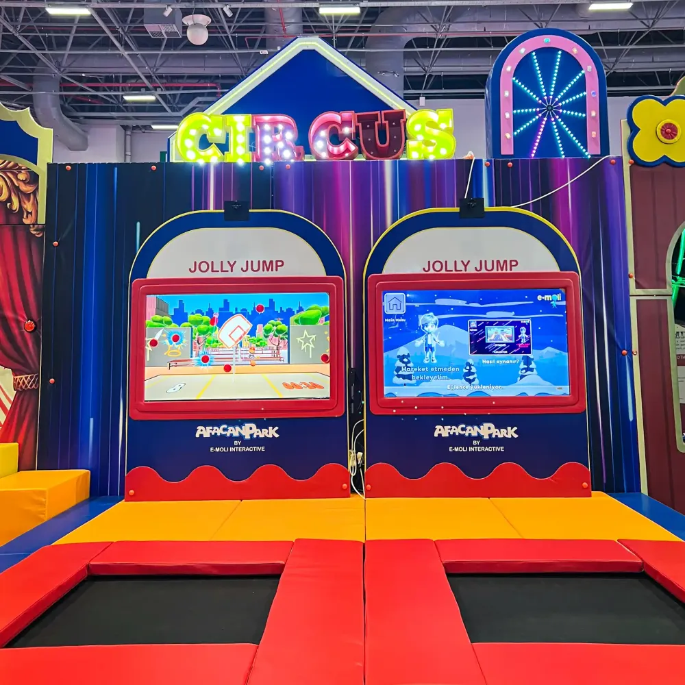 kapalı alan çocuk oyun parkı için interaktif oyun alanı